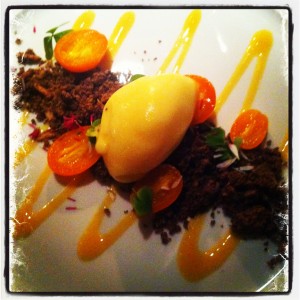 dessert kumquat / café @cookies cream