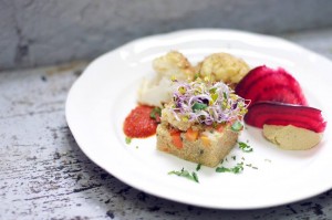 QUINOA COURGETTES ET POUSSES