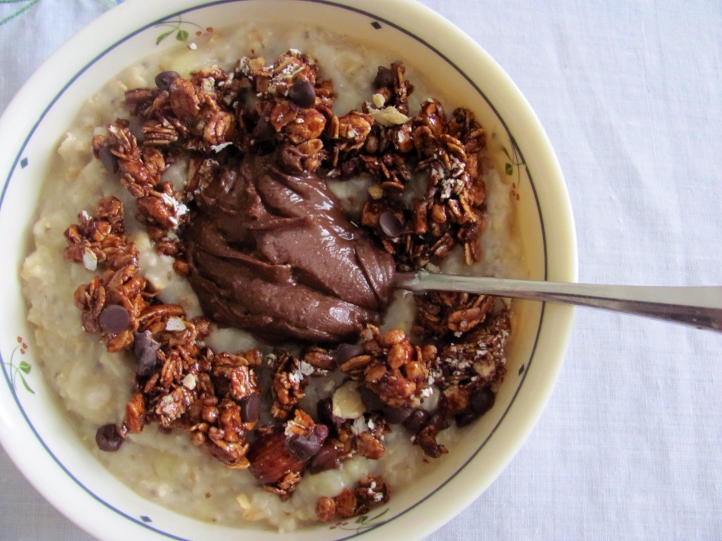 YAOURT NUTELLA ET MUESLI CHOCO