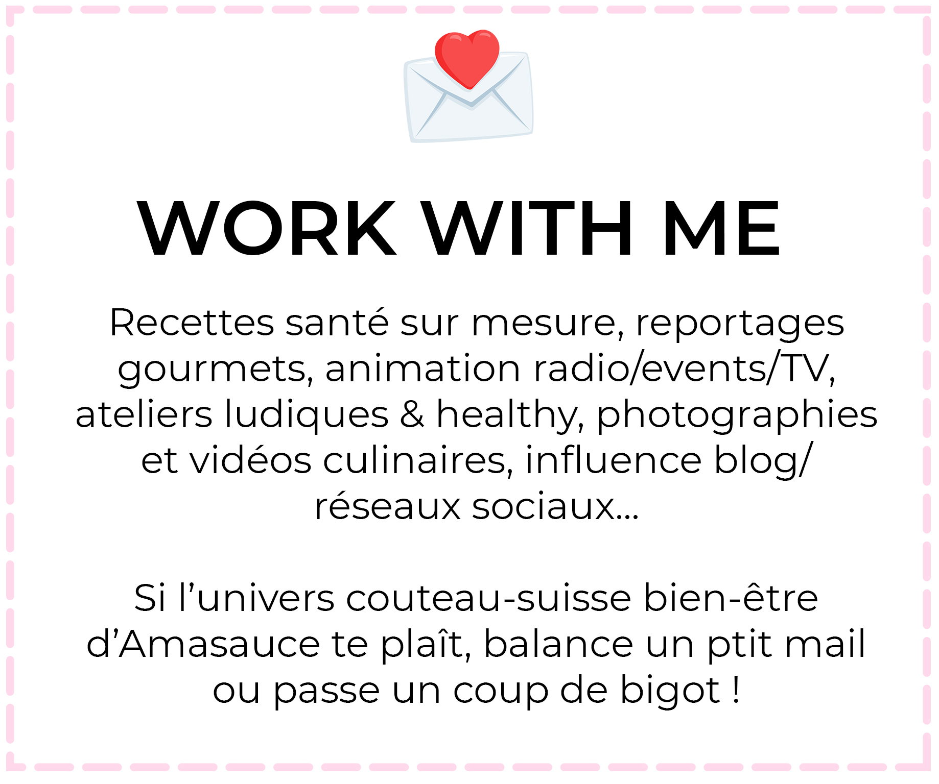 Work with me!